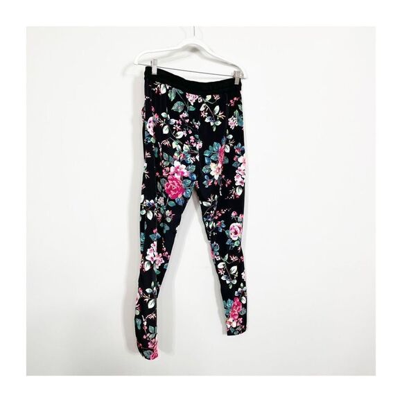Express Pants Floral Drawstring Loose Fit Pull On Pockets Womens Small - Picture 3 of 6